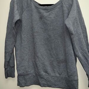 Gray Women's Sweatshirt open neck xl